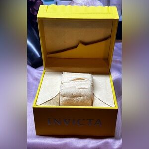 Invicta Bright Yellow Watch Box